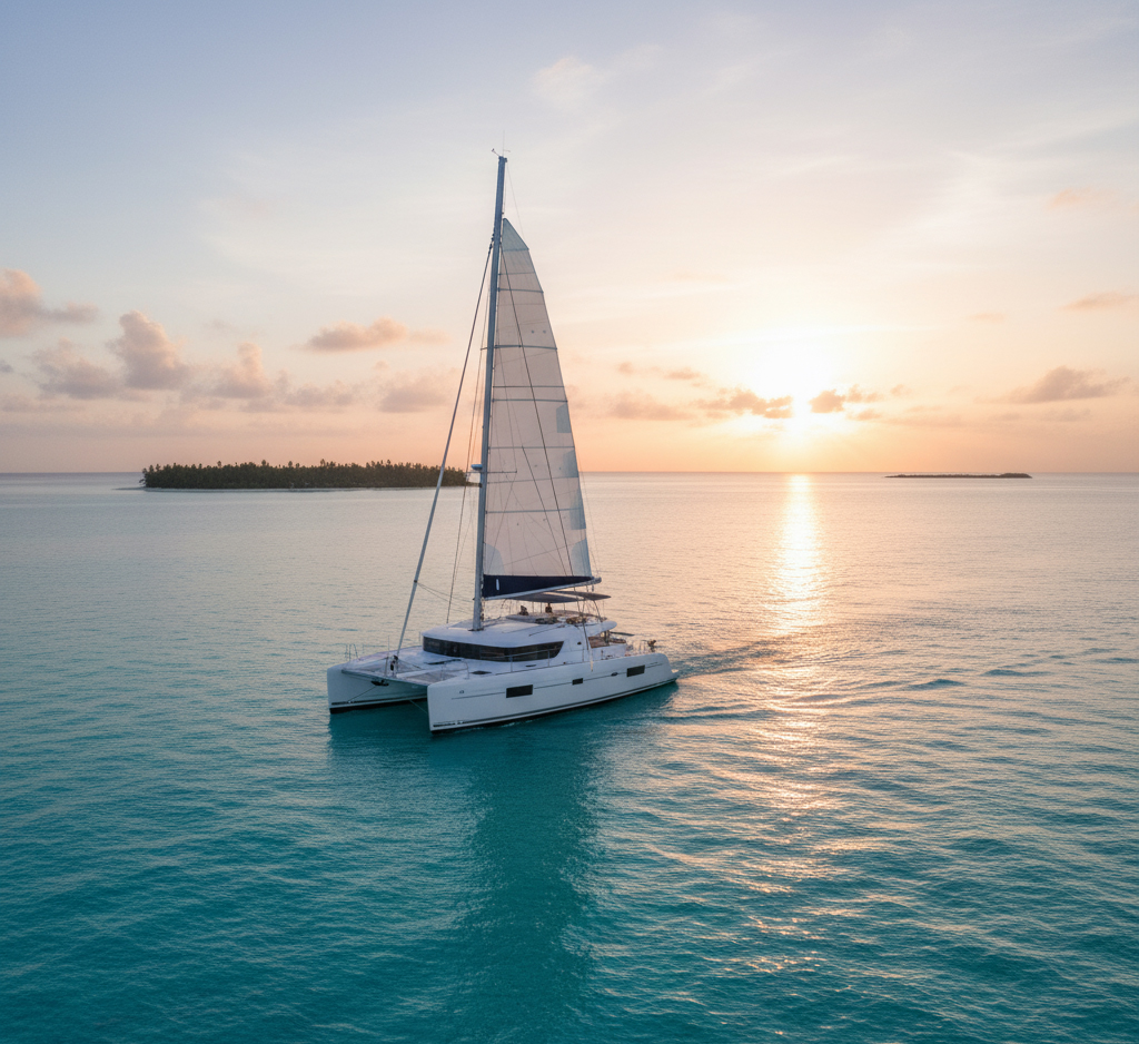 catamaran le matin