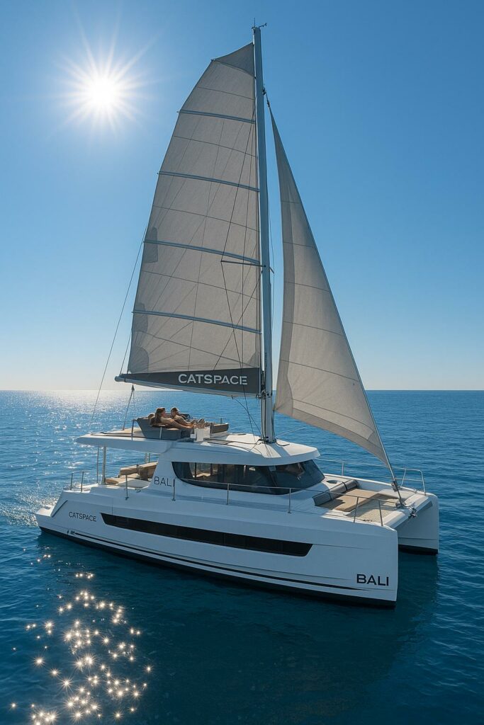 catamaran catspace levé de soleil